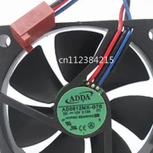 AD0612MX-G76 Сервер охлаждающий вентилятор DC 12V 0.13A 60x60x10 мм 3 провода