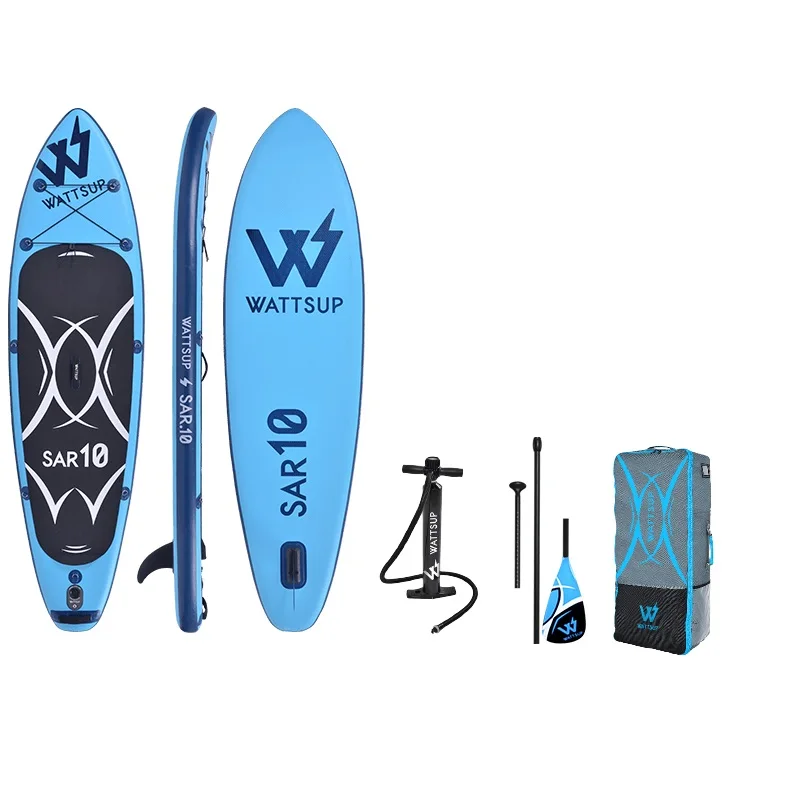 Надувной прибой стоящий вверх надувной мат для водной йоги iSUP серфинга Paddleboard SAR10 круглый wakeboard kayakboat Размер 305*81*15 см