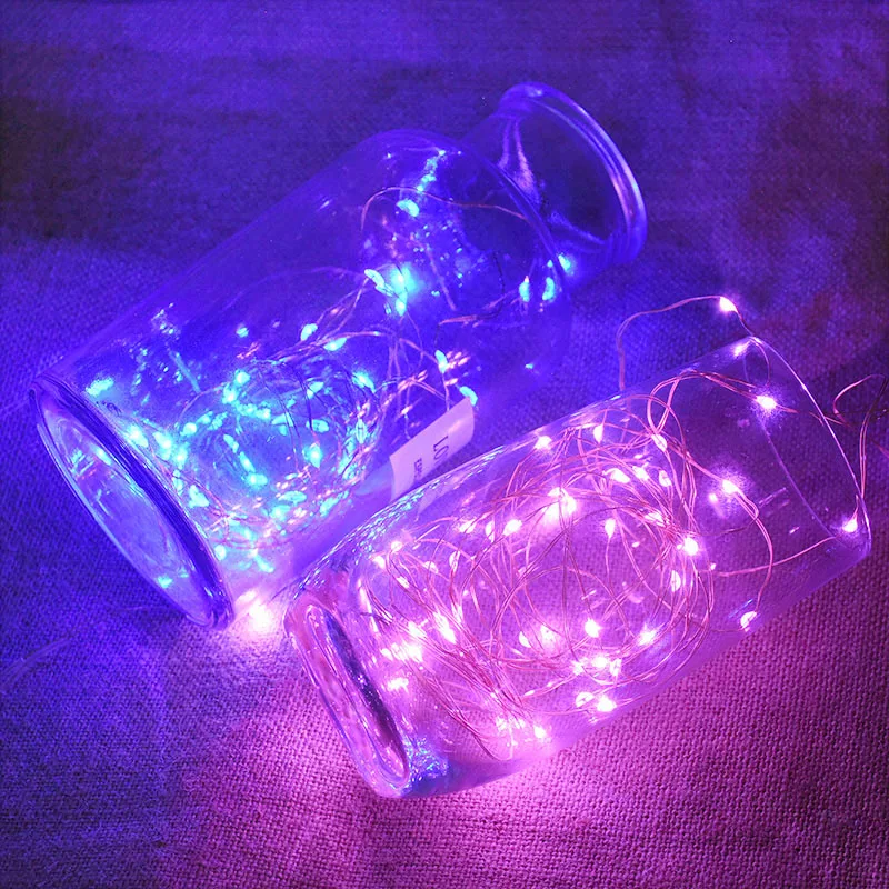 5M 10M Led Fairy Lights Copper Wire String Lights Christmas Decorations For Home New Year Decoration Navidad New Year 2023 images - 6