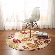 Круглый ковер из плотного кораллового флиса для гостиной, спальни, журнальный столик, впитывающий коврик, коврик для балкона