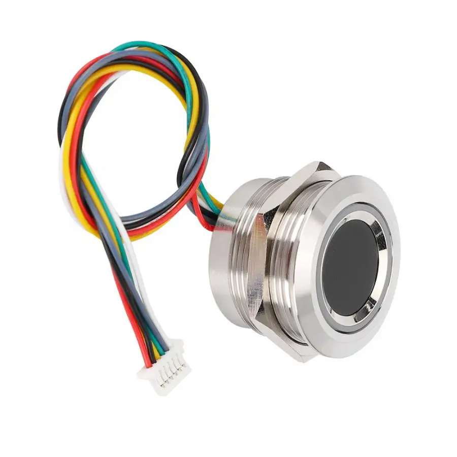 R503 3 3v circular capacitive fingerprint identification module with 2 