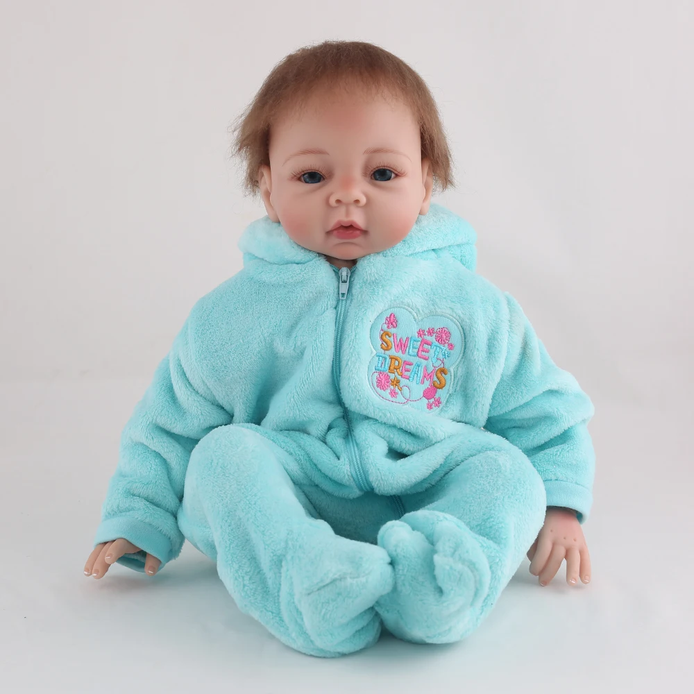Кукла npk Reborn Baby силиконовая, виниловая кукла, Реалистичная, для новорожденных мальчиков и девочек, 22 дюйма, очень мягкая на ощупь, действительно красивые детские игрушки