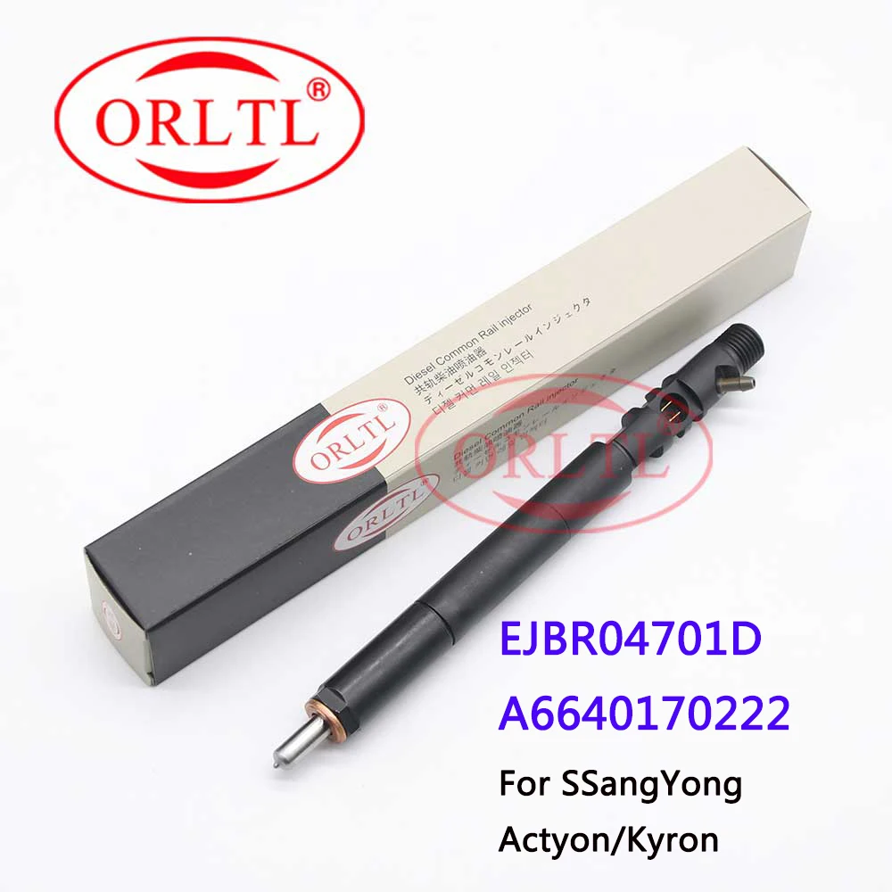 

Форсунка с общей топливной магистралью ORLTL EJBR 04701D(A6640170222) E JBR0 4701D ДЛЯ DEL PHI SSANG YONG KYRON D20DT CHINESE,Euro 3
