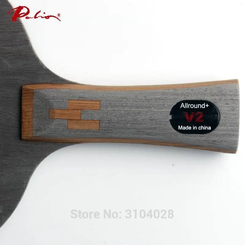 Palio официальный V-2 V2 для настольного тенниса balde carbon+ Ti blade быстрая атака с петлей с высоким упругий стол Теннисная ракетка полый