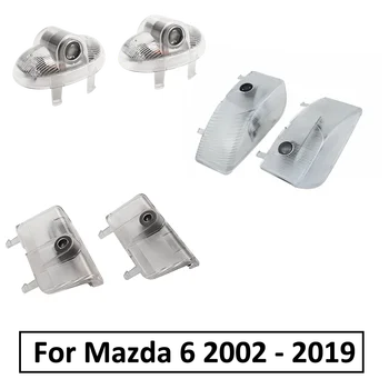 

2Pcs LED Car Door Courtesy Light For Mazda 6 GG GY GT GH GJ GL 2003 - 2014 2015 2016 2017 2018 Entry LED Welcome Light Projector