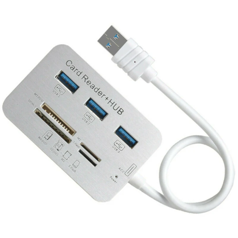 Купить Usb-хаб 3 0 USB сплиттер Micro концентратор мульти Тип C кардридер все в одном адаптер | USB-хабы (1005001350476252)
