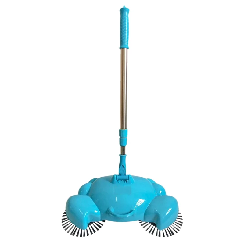 

Stainless Steel Sweeping Machine Push Type Hand Push Magic Broom Dustpan Handle Household Cleaning Hand Push Sweeper