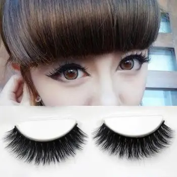 

YOKPN 3 Pairs Realistic False Eyelashes Handmade 3d Thick Cross Messy Big Eyes Smokey Makeup Fake Eyelashes Makeup Lashes