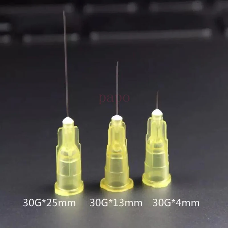 100 piece, 30G * 4mm ,30G * 13mm , 30G * 25mm , syringes Needle