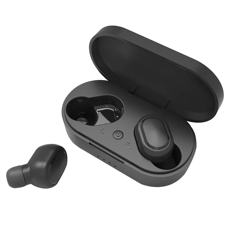 Черный M1 Новые Bluetooth наушники с шумоподавлением Спортивные Беспроводные наушники 5,0 TWS наушники с шумоподавлением микрофон для iPhone Xiaomi huawei samsung - Цвет: Черный
