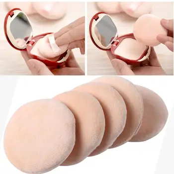 

High Quality 5pc Glove Round Make-up Puff Sponge Makeup Puff Dry Powder Powder Makeup Puff Round Sponge Cotton Pad BB Cream Puff