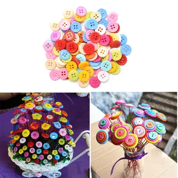 

Educational Toys 100pcs/lot 5size Puzzle Game Motor Hand-eye Coordination Creativity DIY For Children Threading Stitch Buttons