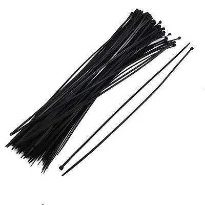 

100 x Self-Locking Electric Wire Cable Wrap Zip Ties 4.4mmx500mm