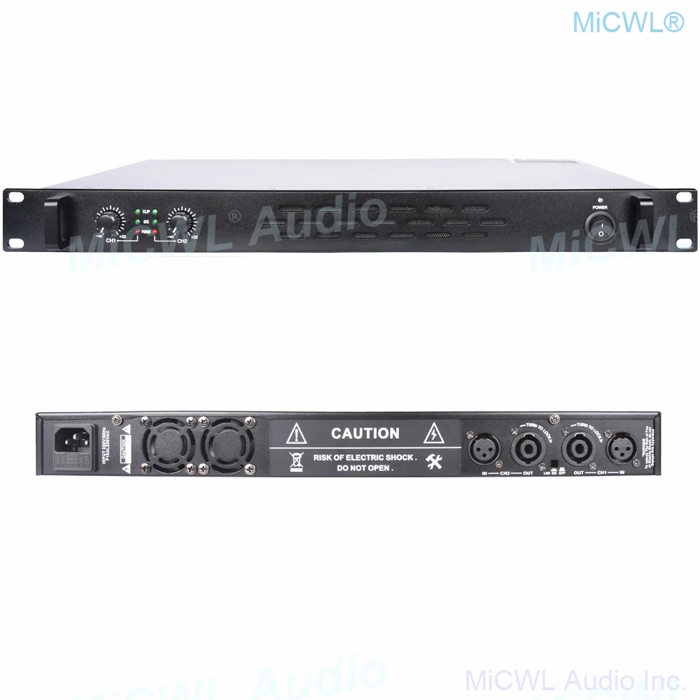 US $256.50 MiCWL 5200W Power Amplifier 4 Channel Digital Stage Audio Speaker AMP Amplifier 2600 Watt 2 Channel Station Amplifier