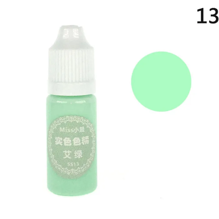 UV Resin Glue Pigment Color Liquid Dye Quick Drying For DIY Jewelry Making Crafts SEP99