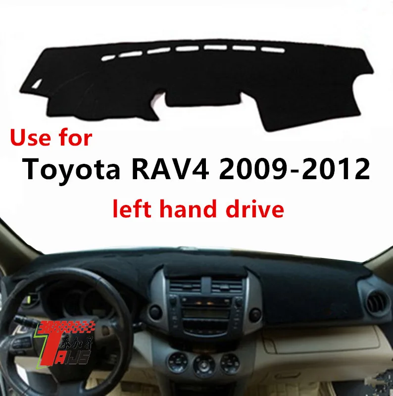 

TAIJS Factory non reflective New Arrival Polyester Fibre Car Dashboard Cover For TOYOTA RAV4 2009-2012 Left hand drive