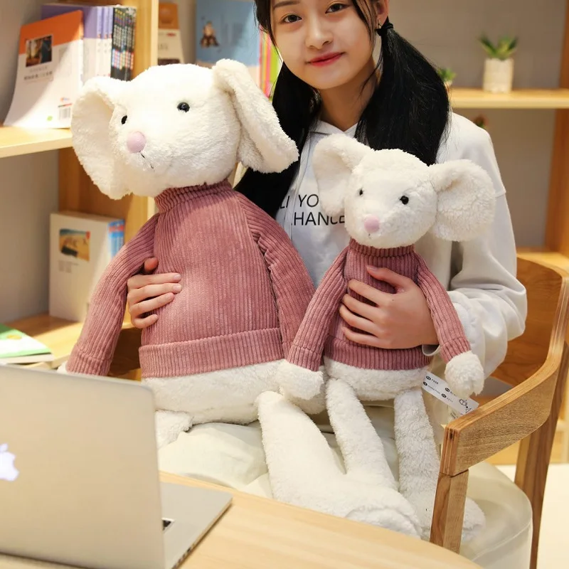Милый кролик слон мышь собака кукла искусственная детская игрушка для сна мягкая