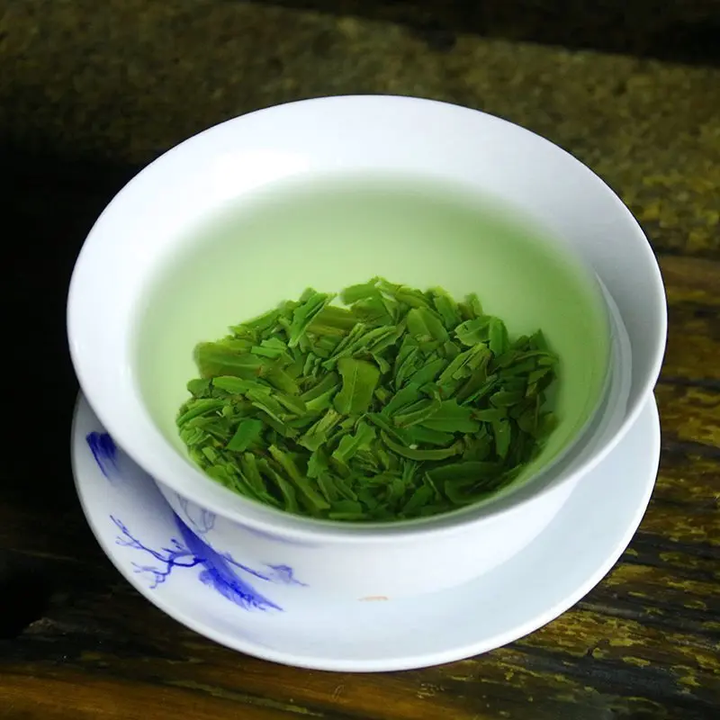 Китайский чай Queshe Buxus из мусора вкусный высококачественный Que she Longjing дракона