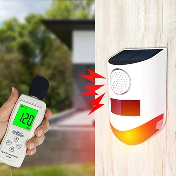 

New 433MHz Wireless light Flash Strobe Outdoor Solar Waterproof Siren for Home Burglar Wifi GSM Home Security Alarm System