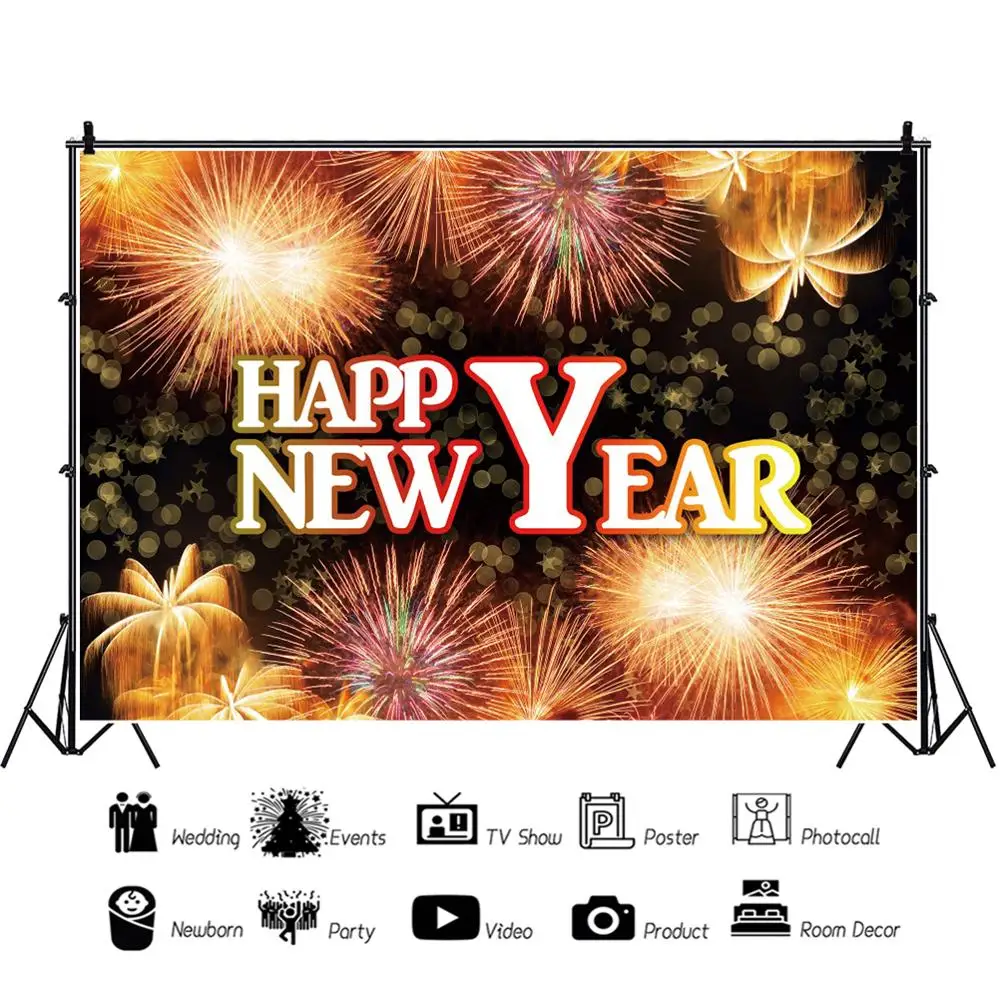 Yeele Happy 2020 новогодний фон фейерверк Рождество День рождения Пользовательские