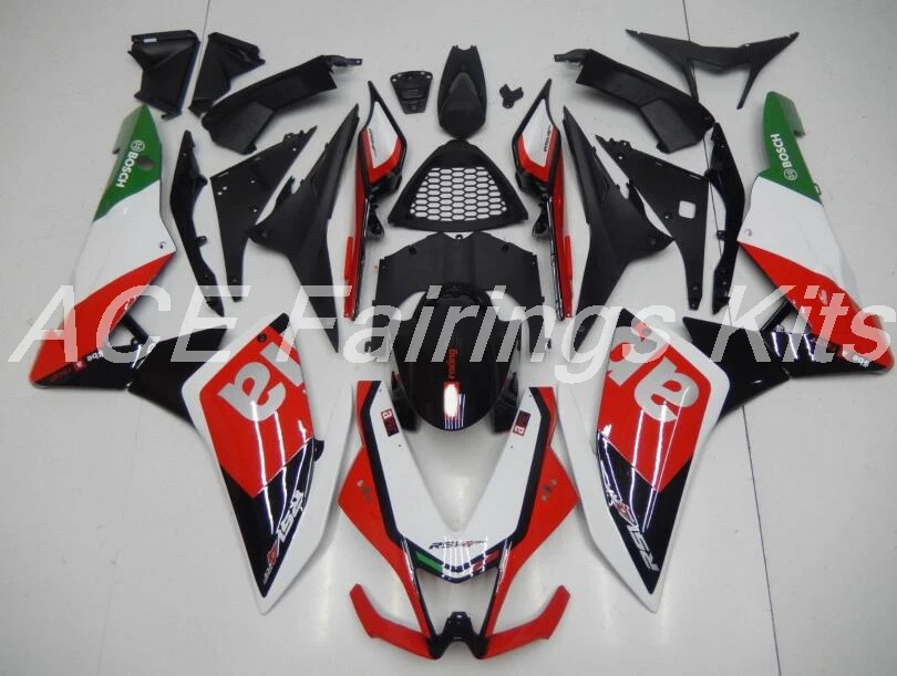Полный комплект обтекателя мотоцикла подходит для Aprilia RSV4 1000 2010 2011 2012 2013 АБС-пластик; Лидер продаж