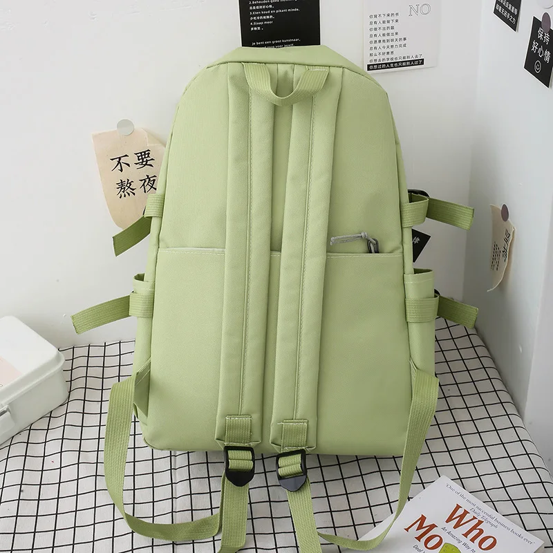 5 Piece Set School Bags For Teenage Girls Women Backpack Canvas Travel Bagpack Women Notebook Bookbags Teen Student Schoolbag