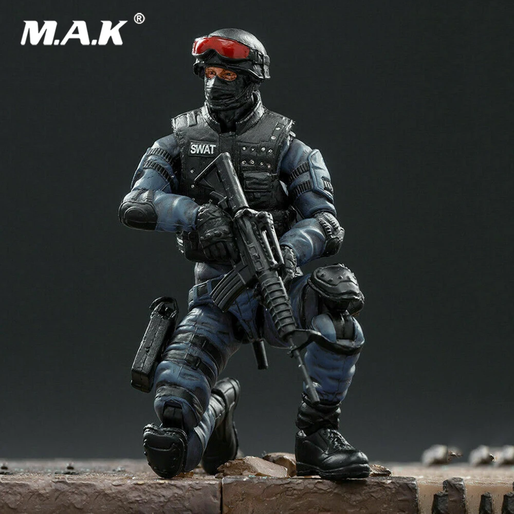 JTCF003 мини солдат 1/18 10,5 см 1/18 масштаб CrossFire CF Swat Солдат фигурки модель игрушки для фанатов коллекция подарки