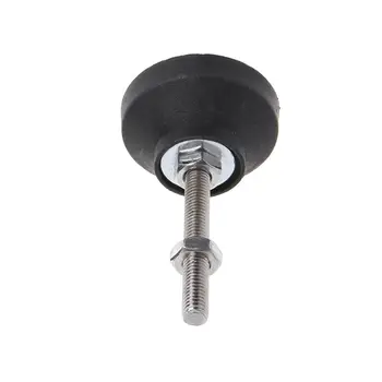 

2020 New 10pcs Adjustable Lathe Leg Thread Type levelling Feet Swivel Base Articulating Leveling legs Furniture Glide Pad M8