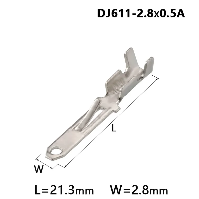 

2000 pcs 1500-0071 auto wire terminal for sumitomo connector, crimp loose Tin-plated replacement terminals DJ611-2.8*0.5A