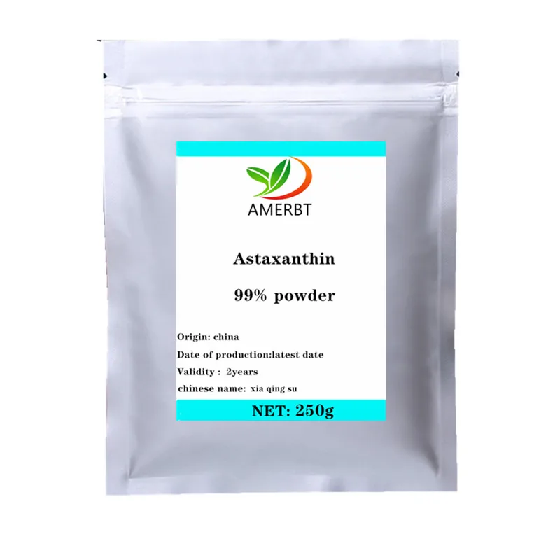 

2020 SOST Haematococcus Pluvialis 99% Astaxanthin Powder high quality without additives, anti-wrinkle delaying senescence