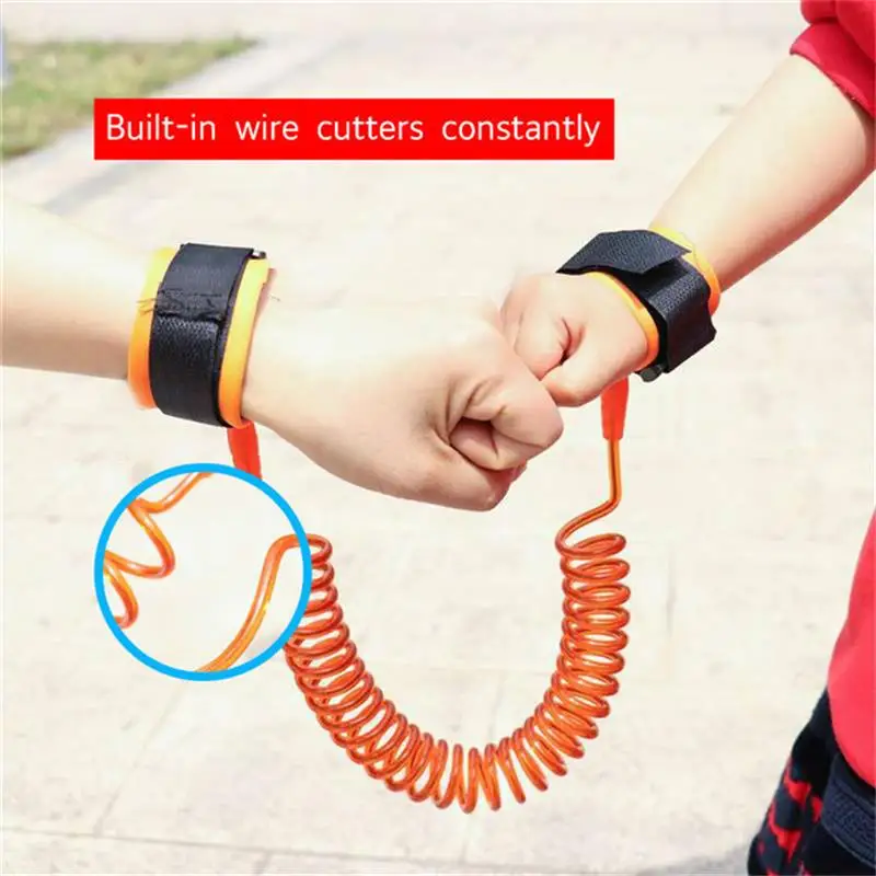 Toddler Kids Baby Safety Walking Harness Anti-lost Strap Wrist Leash Children Hand Belt Rope New Fashion Length 1.5M anti lost wrist link toddler leash safety harness for kids strap rope outdoor walking hand belt band baby anti lost wristband