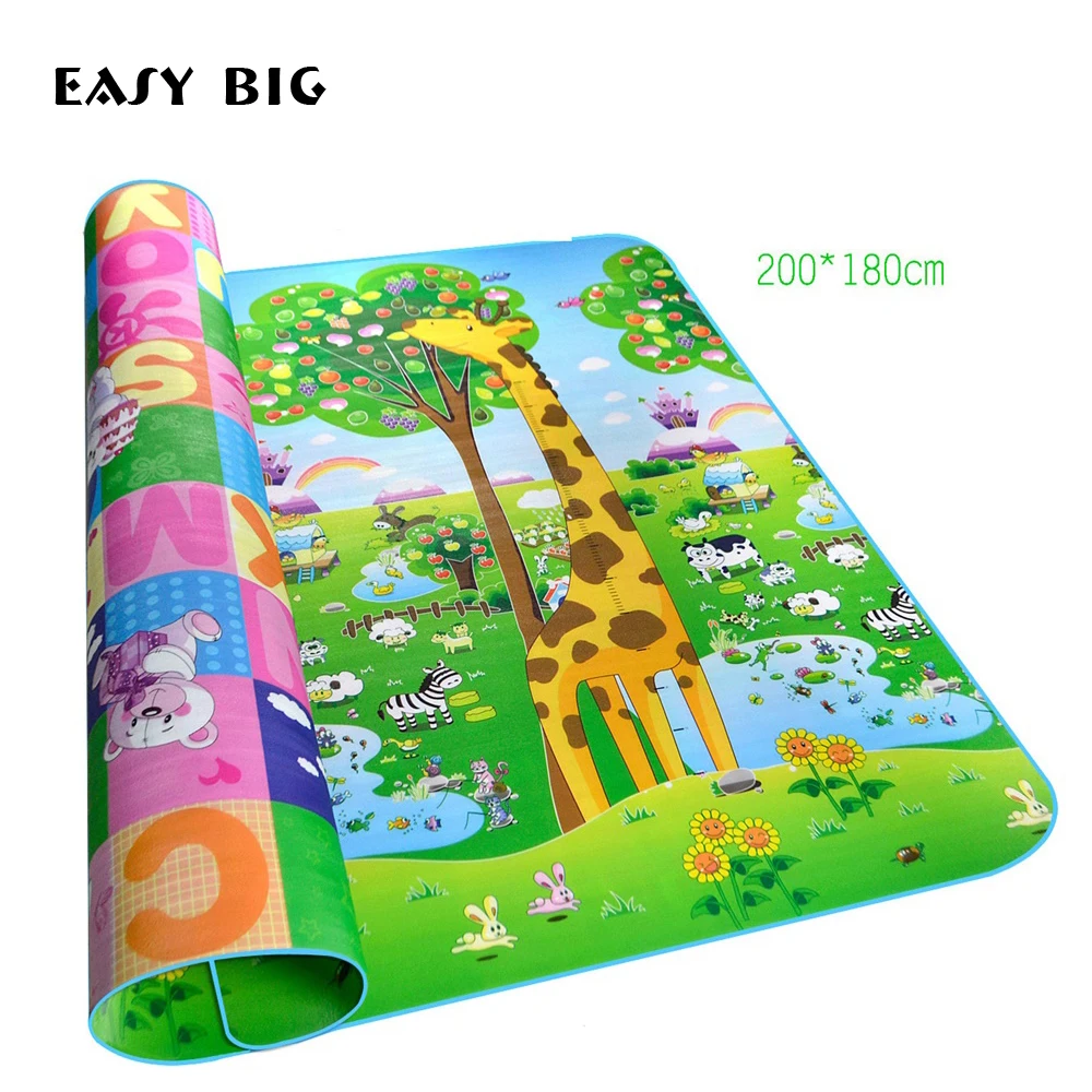 

Baby Foam Play Mat Double Surface Crawling Puzzle Mat Baby Carpet Rug Early Education Baby Activity Gym Mat for Kids TH0063
