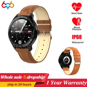 

696 L9 Smart Watch ECG Heart Rate Calls Reminder Full Touch Smartwatch IP68 Waterproof Watch Men For Android IOS PK L7 GT2