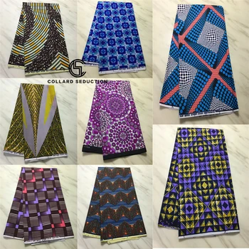 

CS Ankara African prints batik pagne real wax fabric Africa sewing wedding dress crafts material 100% polyester high quality