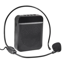 Portable Voice Amplifier with Mic Headphone Personal Microphone Speaker for Teachers Tour Guides Trainers