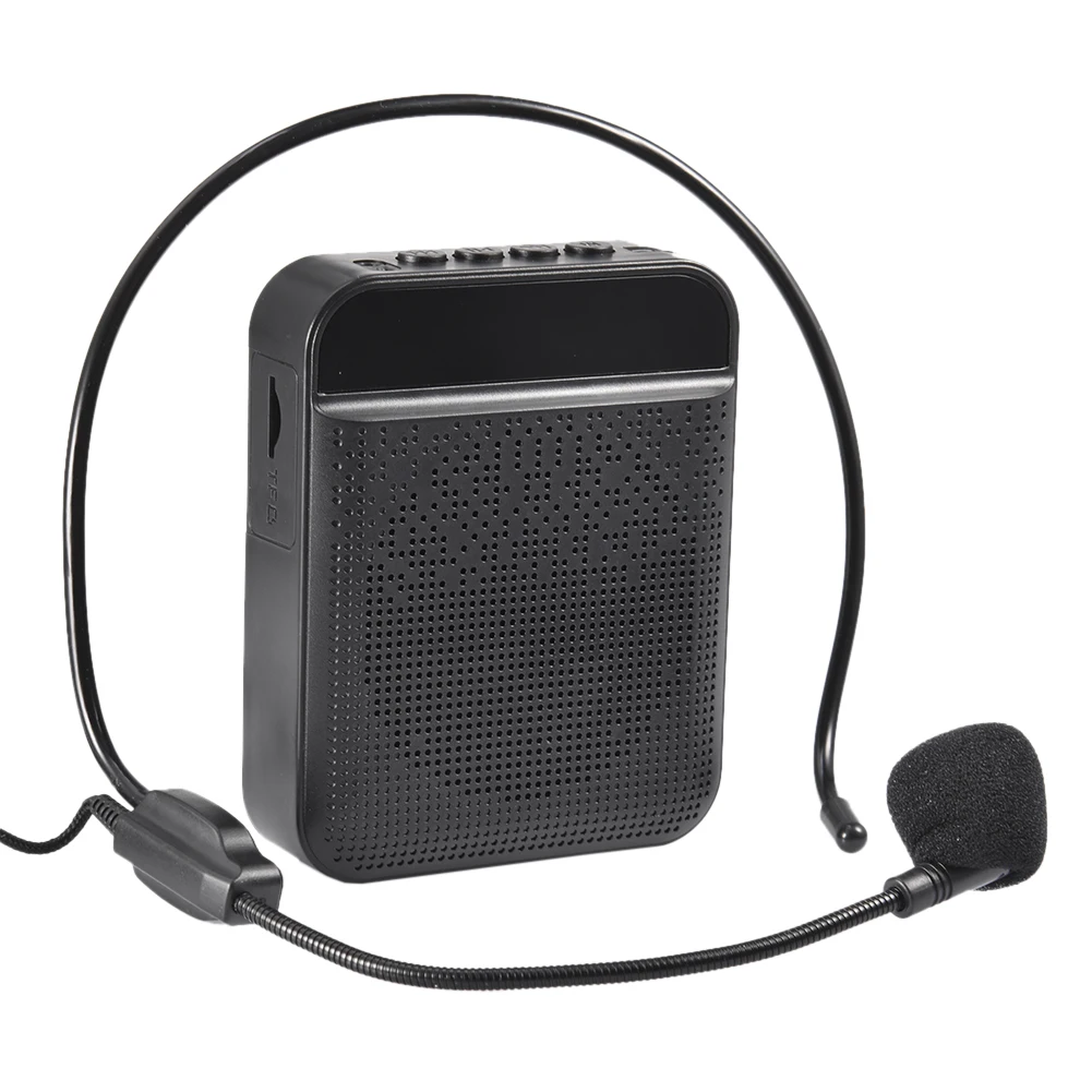 Portable Voice Amplifier with Mic Headphone Personal Microphone Speaker for Teachers Tour Guides Trainers