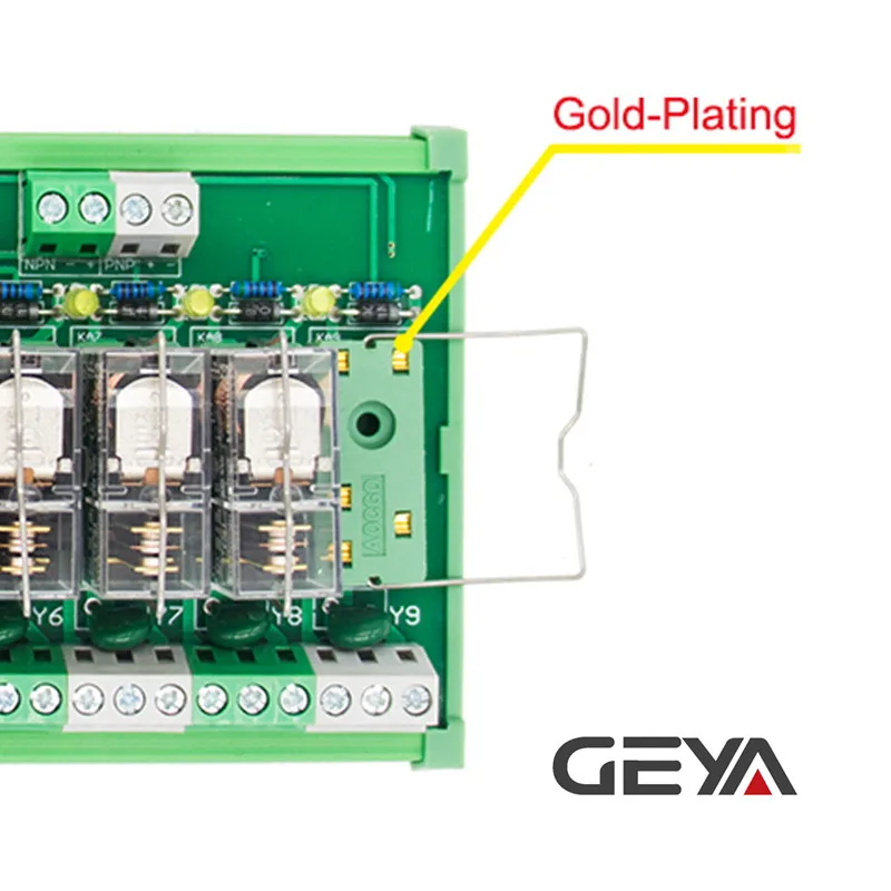 GEYA NG2R Omron релейный модуль 10 каналов 12VDC 24VDC для защиты ПЛК