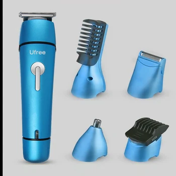 

5 in 1 Electric Shaver Hair Trimmer Titanium Hair Clipper Shaving Machine Cut Nose Beard Trimmer Men Razor Sarmocare EU Plug