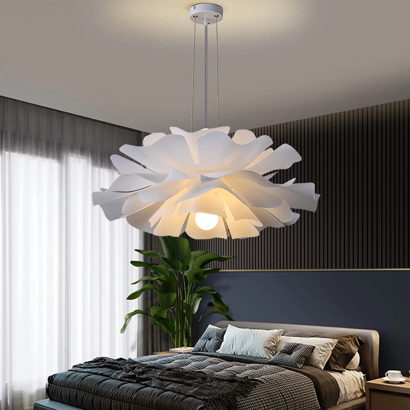 Pendant Lights Ceiling Light Chandelier Lighting Ceiling bedroom light simple modern LED warm indoor outdoor chandelier Nordic design petals lighting fixtures
