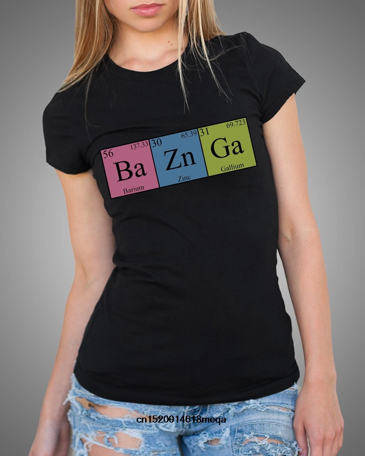 Bazinga T shirt Womens Tees GIft T-Shirt Birthday Present Ladies Top Shirt(1) |