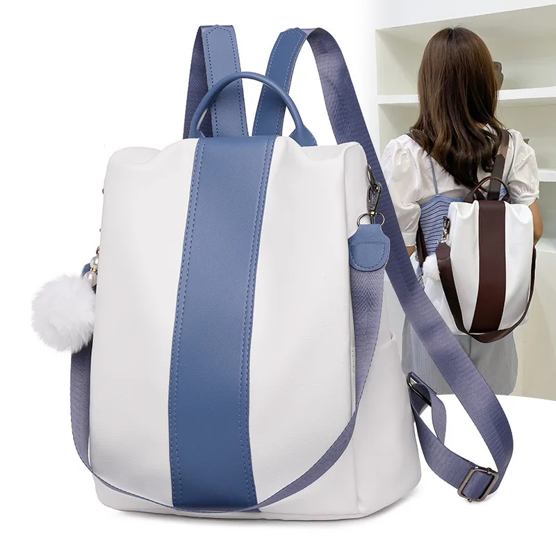 

Women High quality leather Backpacks Vintage Female Shoulder Bag Sac a Dos Travel Ladies Bagpack Mochilas School Bags For Girls