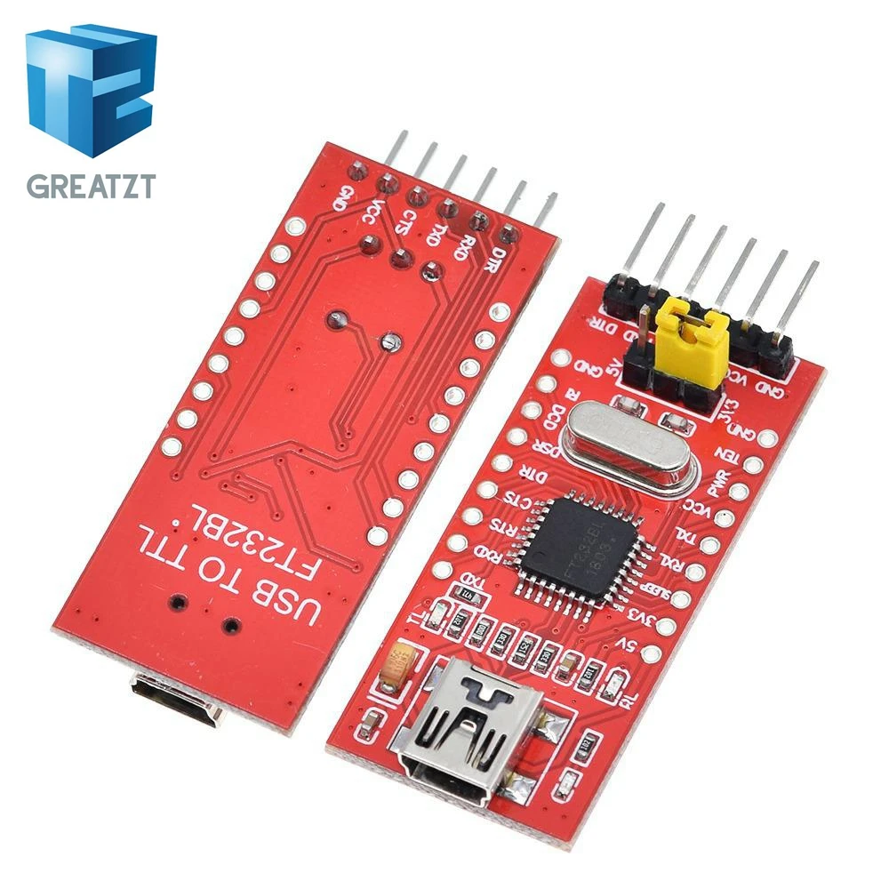 Модуль последовательного адаптера GREATZT FT232BL FTDI USB 3 В 5 в TTL мини порт модуль FT232RL
