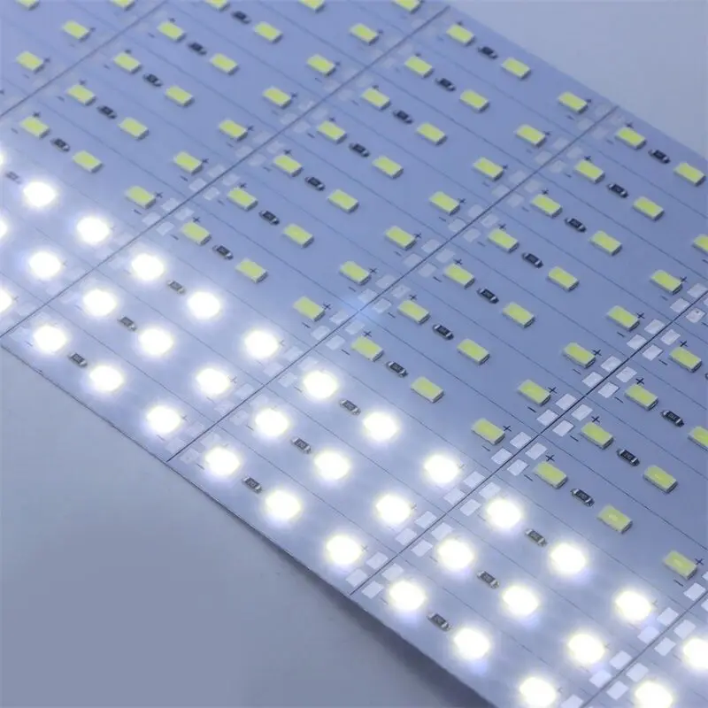 100 шт.* 100 см с фабрики DC12V 72 светодиодный s SMD5730 5630 Светодиодный жёсткая планка бар свет алюминиевый корпус шкаф свет Wal