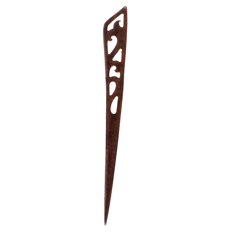 Ручная палочка для волос, винтажная деревянная резная шпилька для женщин, аксессуары для волос в стиле ретро, инструменты для укладки волос, шпилька