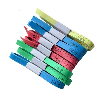 

1.5m Soft Flat Sewing Quilting Ruler Mini Centimeter Meter Body Measuring Ruler for Bust Waist Circumference Gauge Random Color