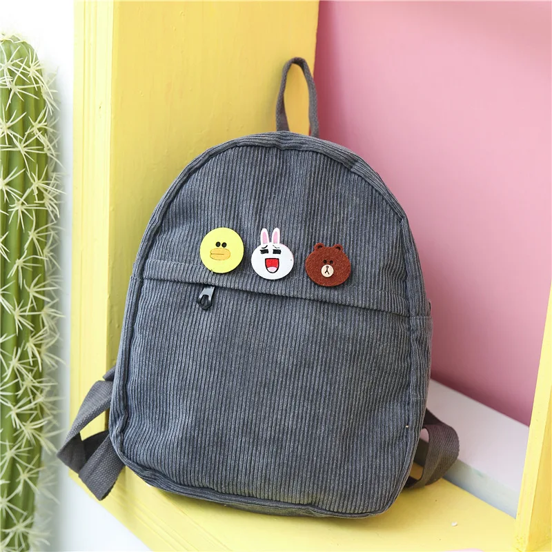

December New Style South Korea Cartoon Cute Backpack College Style Trend Women's School Bag 5101 #