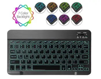 

LED Backlit Wireless Bluetooth Keyboard Cover for Samsung Galaxy Tab S6 10.5 2019 T860 T865 Tablet Keyboard Universal Case + Pen