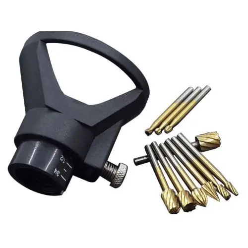 10pcs Titanium Milling Rotary File Wood Accessories + Locator Located Horn | Инструменты