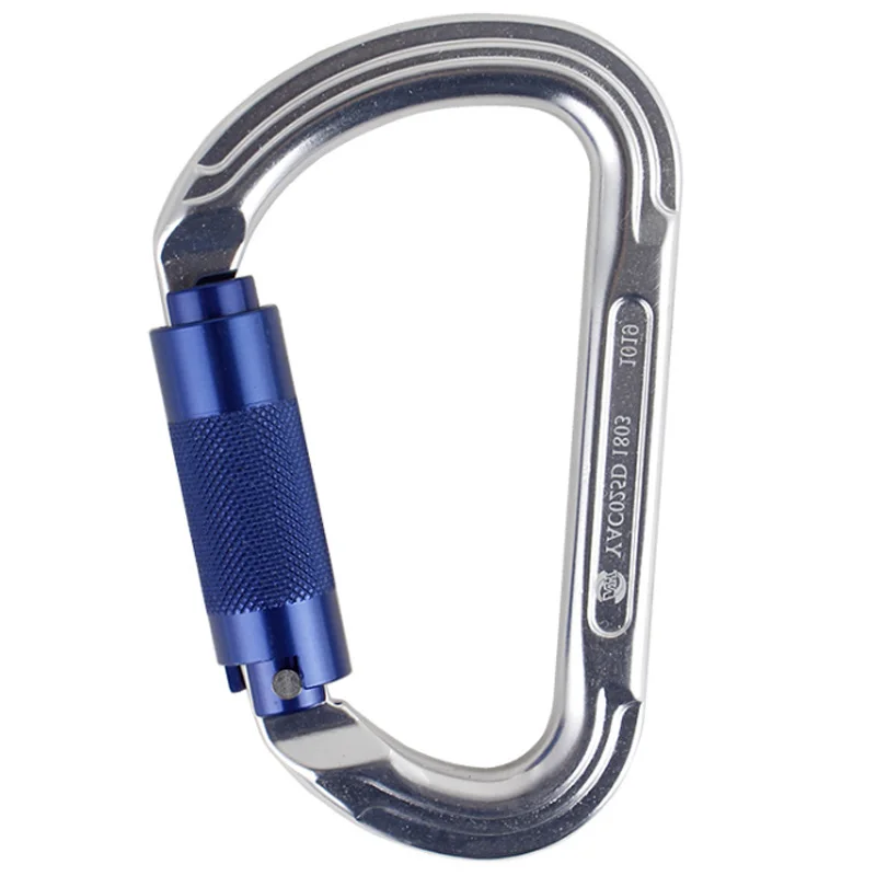 

Professional Master Lock Pear-Shape Screw Gates Buckle Lock Carabiner Rock Climbing Equipment Outdoor 30Kn