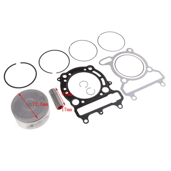 

72.5mm 17mm Pin Piston Rings Kit For VOG LINHAI YP VOG 300 300c Tank Touring